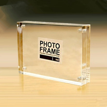 镭射票展示框强磁透明玻璃台卡简约A4证书奖牌