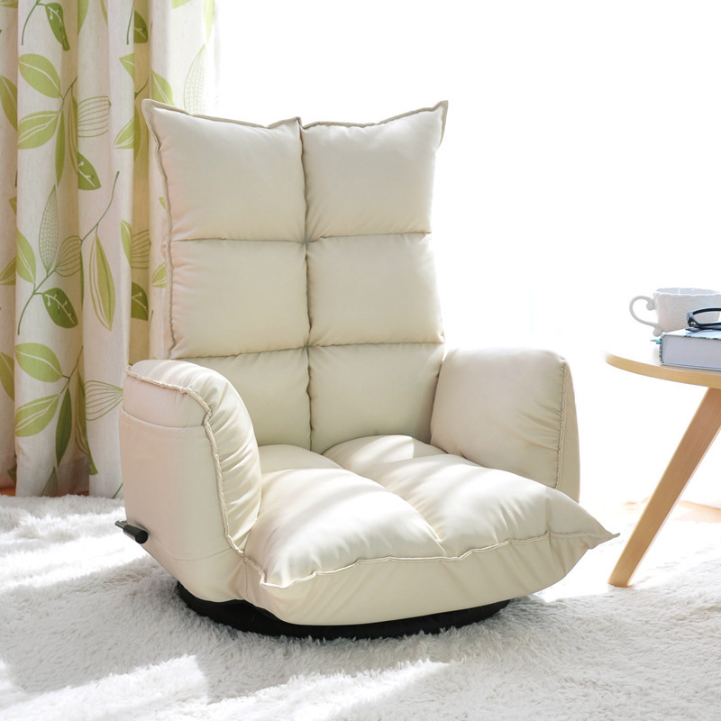 懒人沙发单人落地女生床上躺椅日式榻榻米可折叠客厅小型卧室阳台