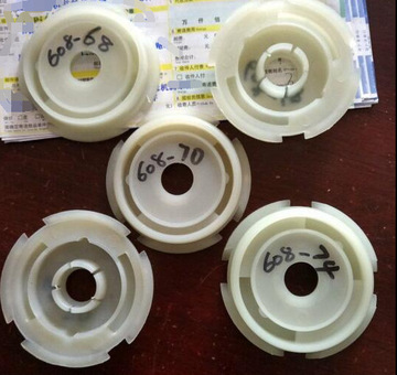 纺织配件倍捻机轴承608尼龙74夹盘顶盘夹片包纱机顶盘加弹机顶盘