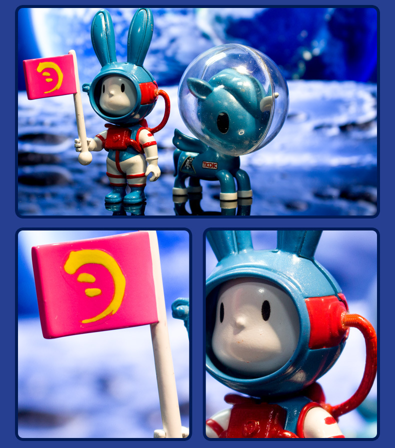 tokidoki独角兽中国探月联名太空人扭蛋潮玩盲盒纪念儿童圣诞礼物