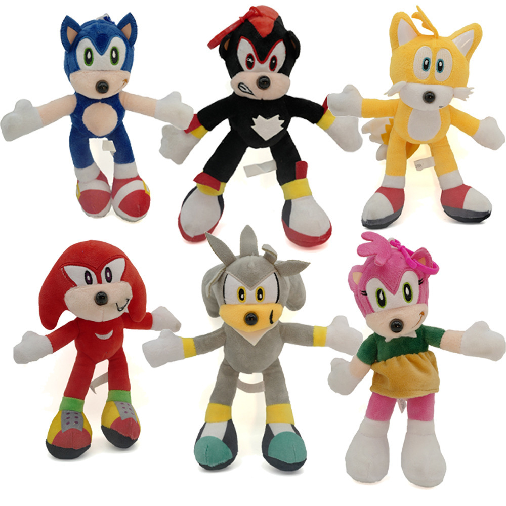 New Factory Wholesale Sonic the Hedgehog Hedgehog Suo Plush Toy Key Chain Slippers Doll Cross-Border Selection