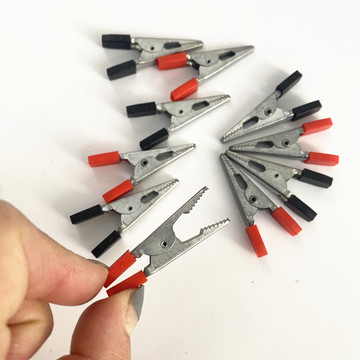 鳄鱼电瓶夹  带塑料套鳄鱼夹  镀锌电瓶夹 一元店1元店地摊货源