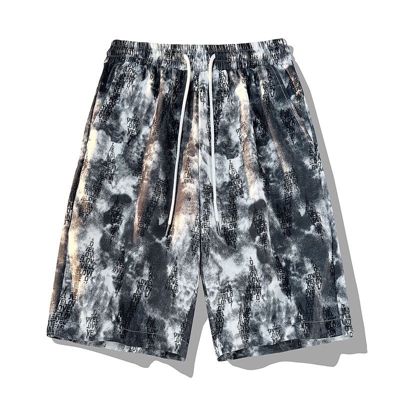 Shorts Men's Summer New Fashion Design Sense Niche Couple 5 Points Pants High Street Ins Fashion Brand Student Beach Pants