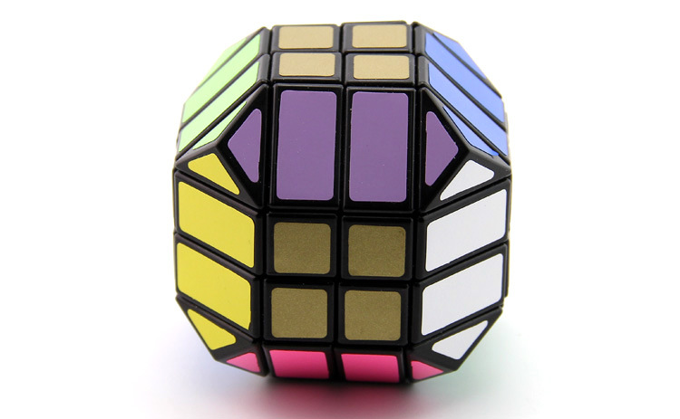 蓝蓝四阶十二棱面棱边异形魔方 收藏创意款学生成人智力玩具批发