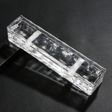 透明热熔长条隔断墙 卫生间屏风网红透明玻璃砖装饰彩色玻璃墙