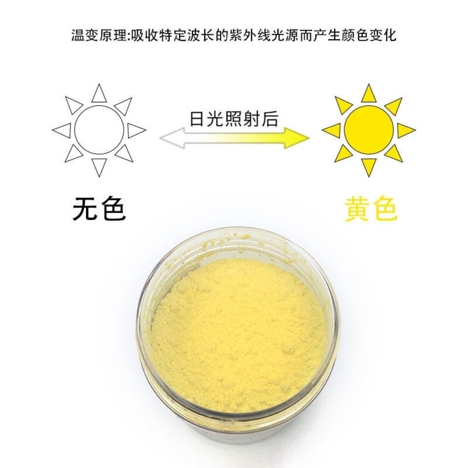 0成交3袋厂家现货感温变色温变粉 甲油服装印花用感光感温材料变色粉