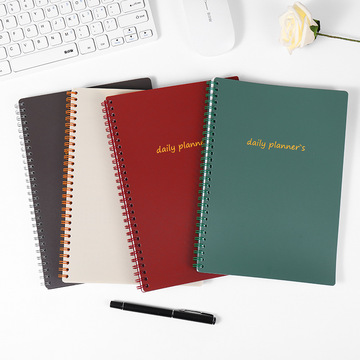 加厚b5笔记本本子批发b5线圈本侧翻办公错题本学生横线日记本文具