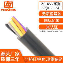 远华祥林9芯护套线RVV9*0.3/0.5/0.75/1.5平方现货含税运一米可发