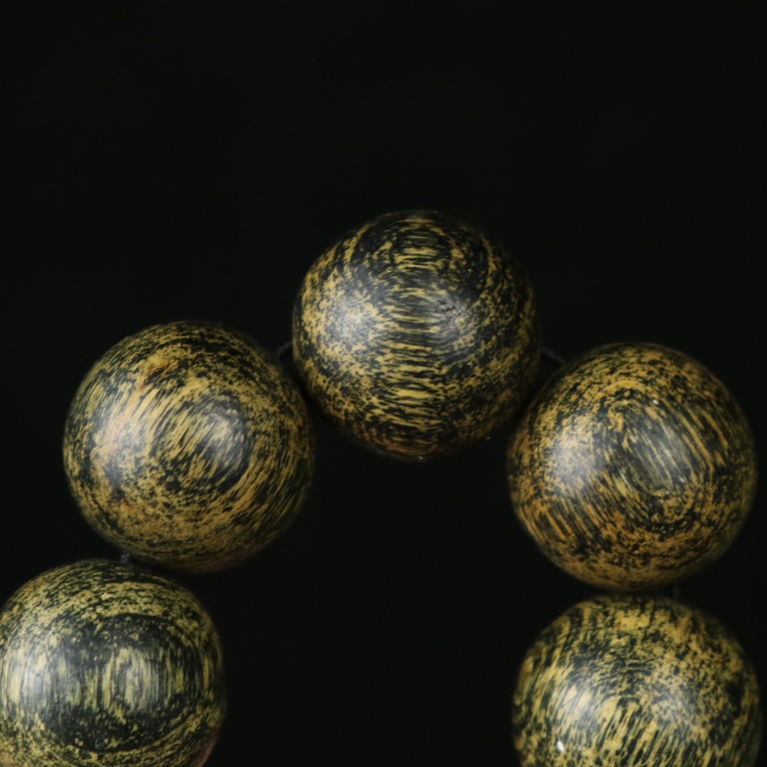 厂家直供马来花绿沉香手串香韵清甜念珠文玩佛珠男女盘玩手链