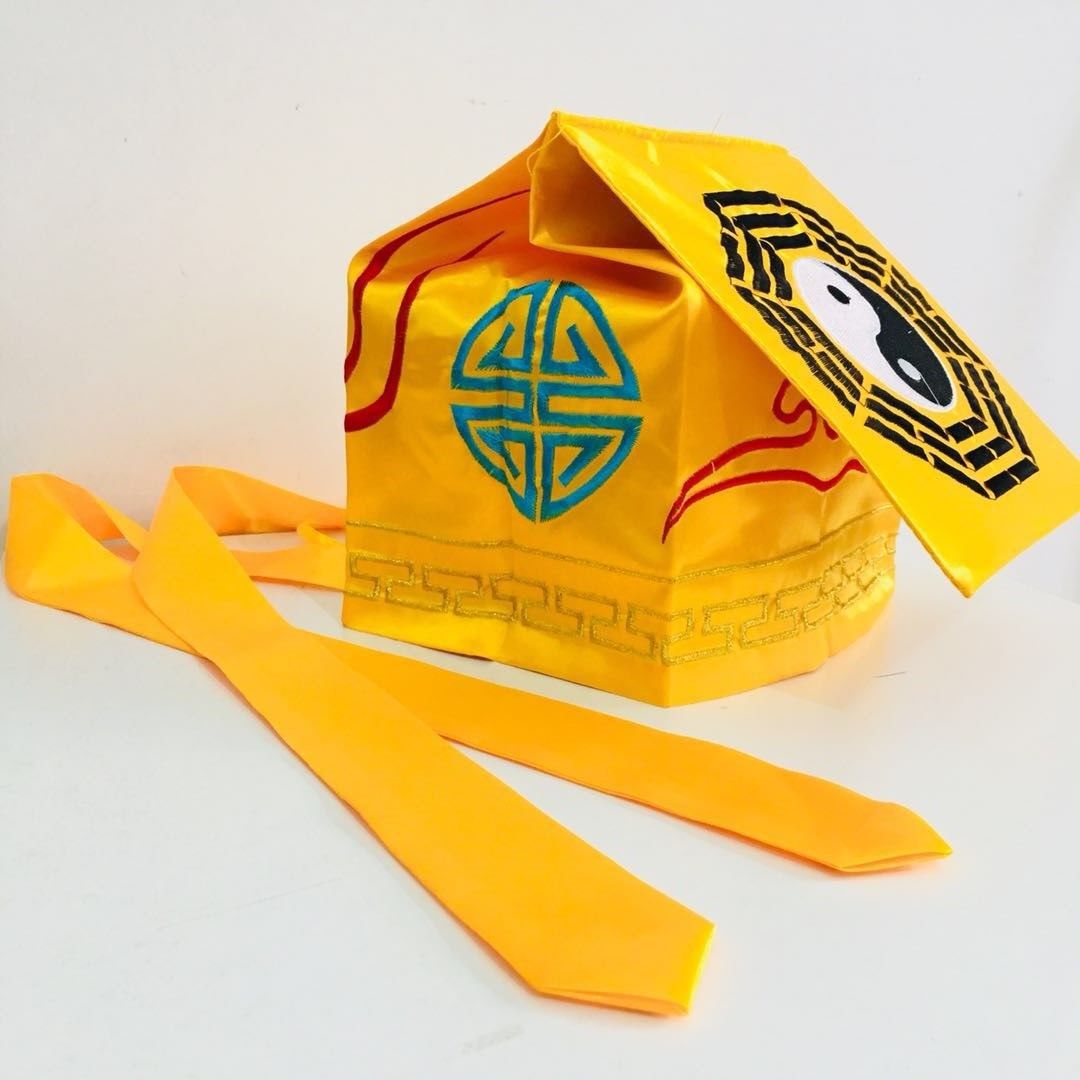 道教用品道帽道士帽太极九梁巾道教服饰道士衣服道袍八卦帽纯阳巾