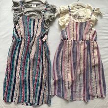 日本原单LAG童装女童童裙套装花边儿童连衣裙两件套青岛中童童装