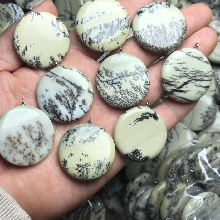 新疆和田玉水草花吊坠男女通用白玉牌玉坠玉挂件爸妈生日礼物