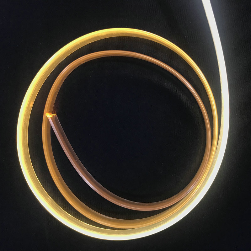 pu导光扁管导光条来图来样制作 光纤汽车氛围灯 导光异形条pu扁条