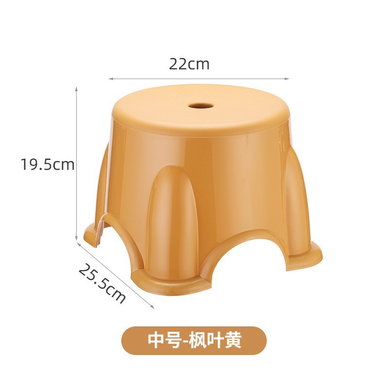 Household Adult Low Stool Small Bench Children's Plastic Small Stool Bathroom Bath Stool Row Stool Shoe Changing Stool Wholesale