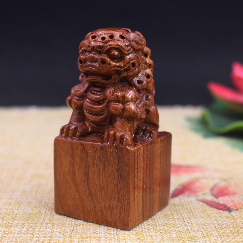 木雕手把件老挝黄花梨手把件雕刻工艺品红木文玩摆件送黑绳-阿里巴巴