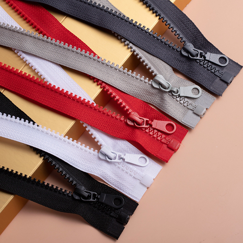 批发羽绒服专用5号树脂拉链修换儿童外套衣服拉链条拉锁拉链头配