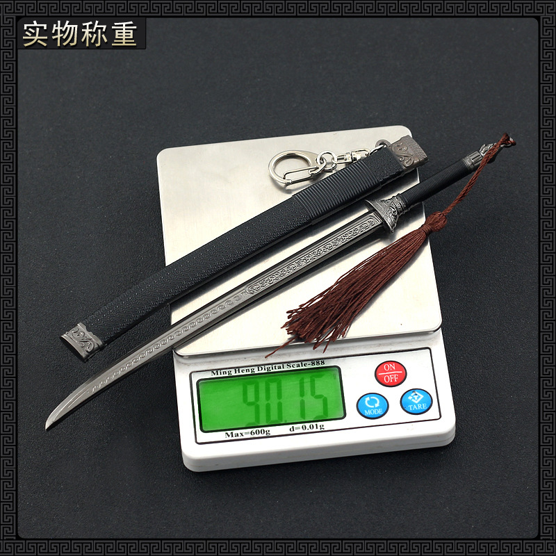 雪中-悍刀行影视周边徐凤年绣冬春雷22cm武器模型