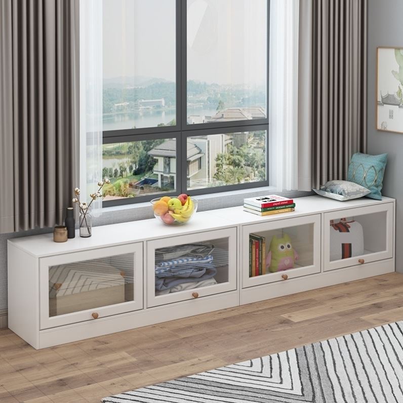 楼梯下储物柜客厅矮柜子靠墙飘窗柜可睡自由拼接放飘窗上的收纳柜