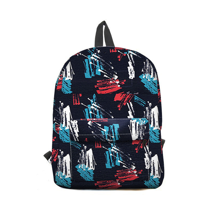 Casual Backpack New Large School Student Personality Trendy Backpack Large Capacity Campus Boys and Girls Schoolbag in Stock