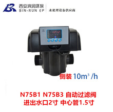 N75B1 N75B3 润新侧装10吨自动过滤阀 进出水口2寸 中心管1.5寸