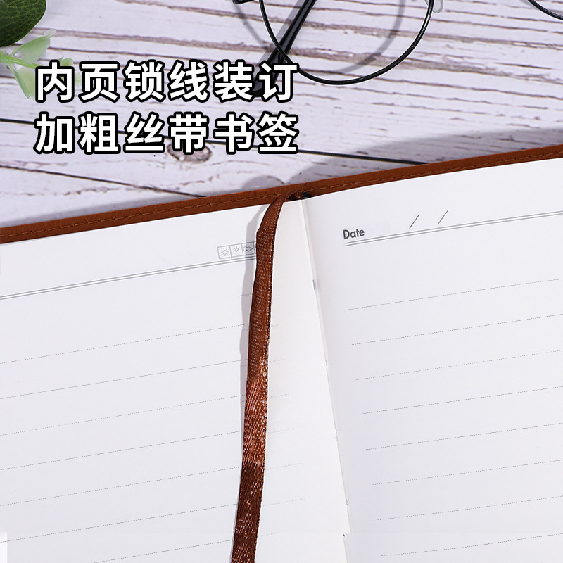 Factory in Stock Business Office Notebook Customized Meeting Notebook Snap Notepad Paperback Wood-Free Paper