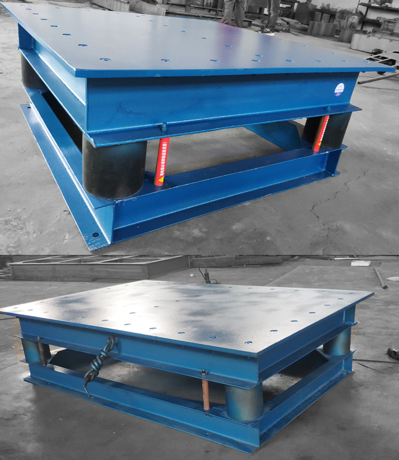 人防用振实台 面粉集装箱振实用震动平台 混凝土砼振动平台厂家