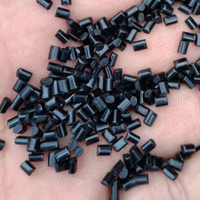 供应abs再生料厂家改性黑色高光再生塑料颗粒家具外壳配件韧性好