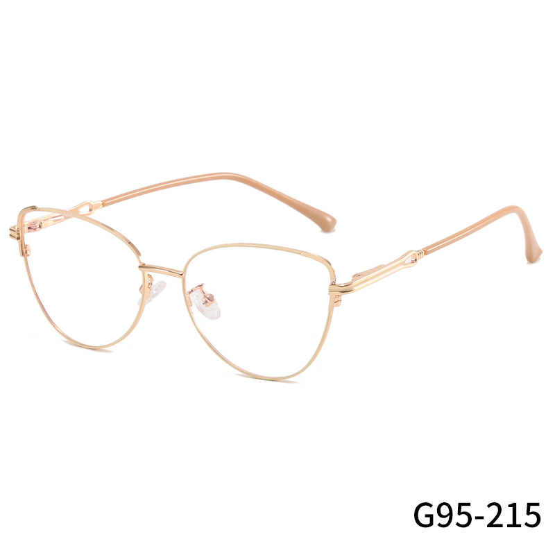 Optical Frames Metal Spectacle Frame Internet Celebrity Face Trimming Decoration Plain Glasses Myopia Glasses Rim