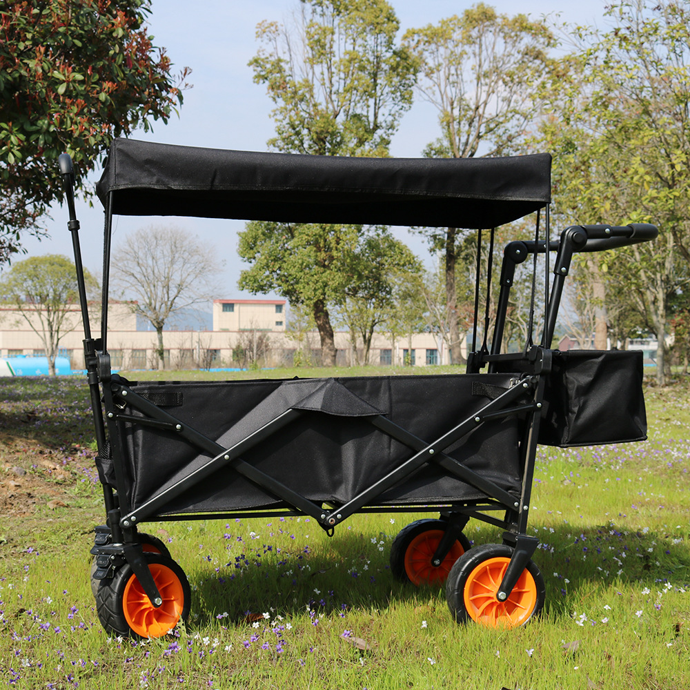 户外车载野营便携式手拉车家用购物推车折叠旅行小拖车批发