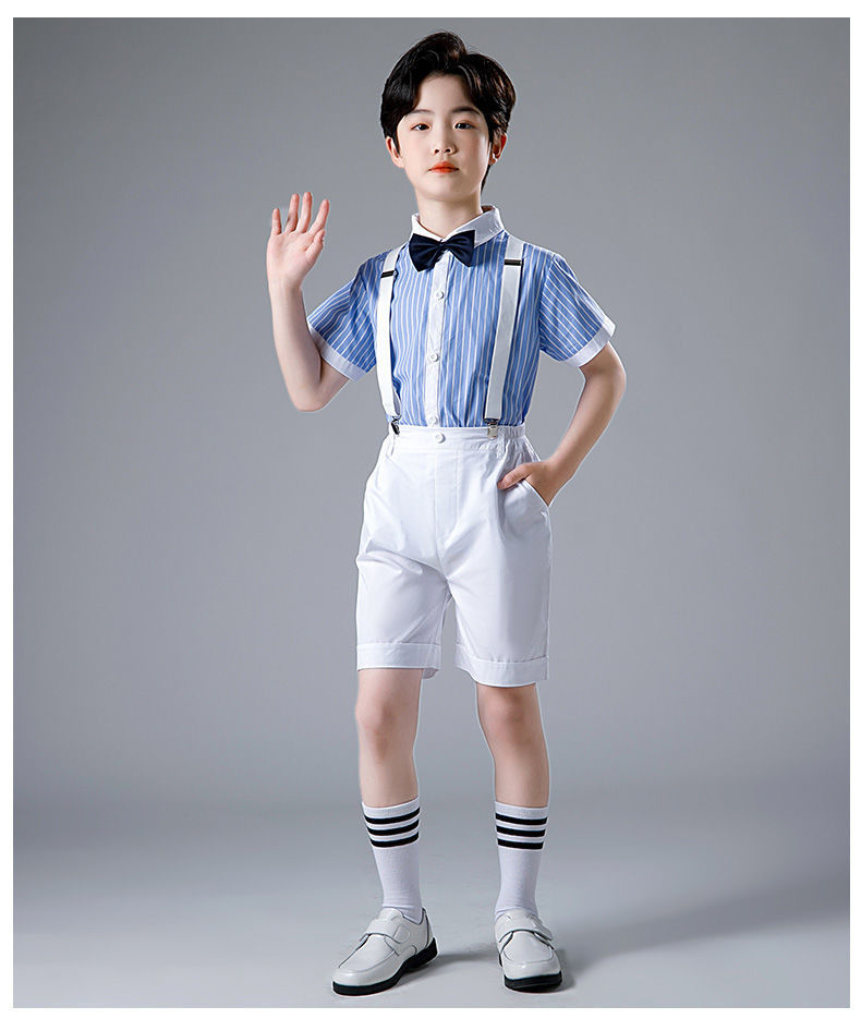 六一儿童演出服合唱服表演服装女童蓬蓬裙幼儿园男童主持人小学生