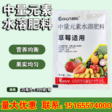 草莓叶面肥 草莓膨大增甜保花保果上色草莓素营养液 固信农25毫升