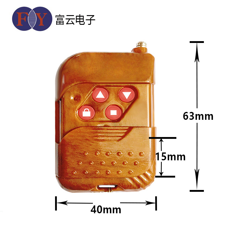 Remote Control Wholesale Peach Wood Copy Type Sliding Door Remote Control