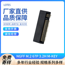 硬盘盒接口SSD模块 NGFF M.2 67P 3.2H M-KEY  APCI0079-P005A