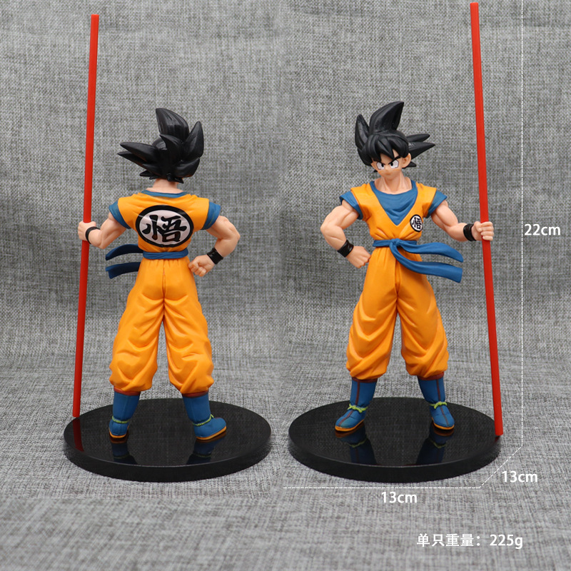 New Style with Stick Black Hair Sun Wukong 20 Th Anniversary Anime Garage Kits Car Car Decoration Car Accessories Model Doll