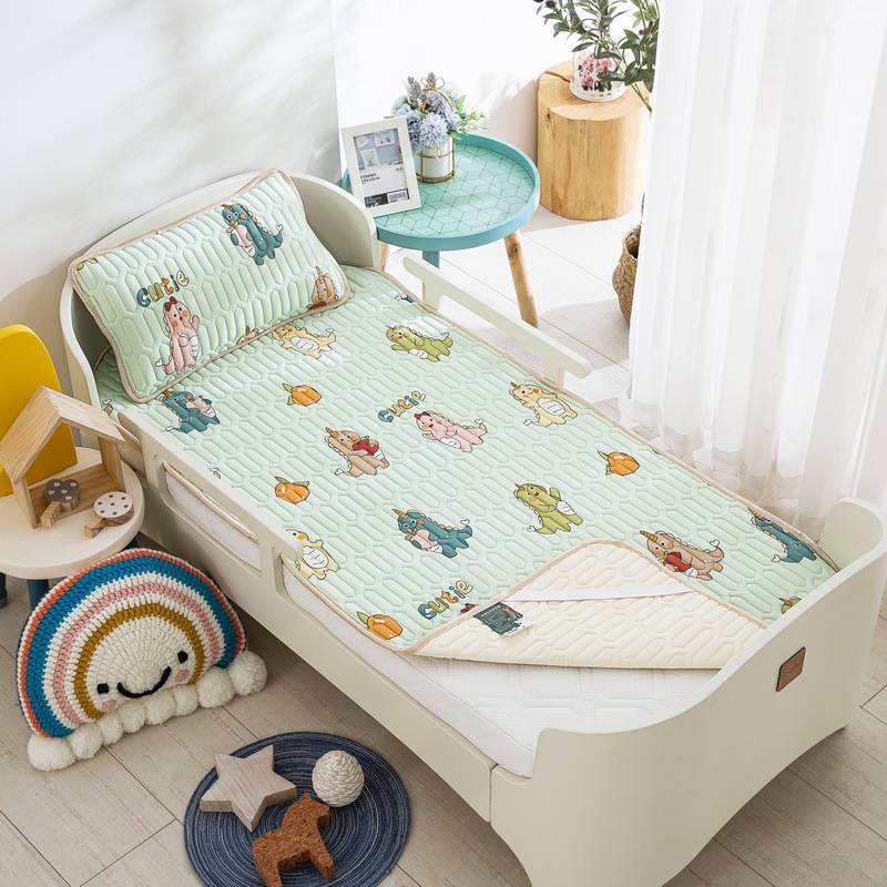 Summer Children's Latex Summer Mat Baby Small Bed Mat Kindergarten Soft Seat Multi-Specification Ice Summer Mat 60 X120 Mat