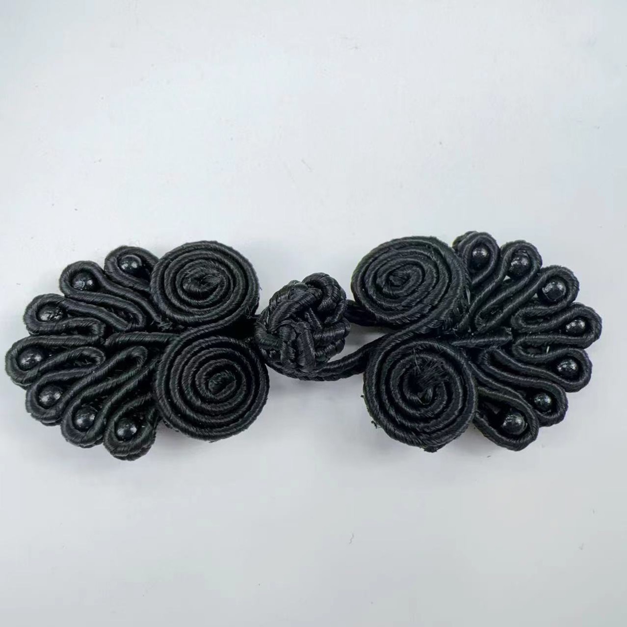 旗袍盘扣扣子中式手工编织七珠轮盘汉服大衣披风纽扣国风服饰辅料