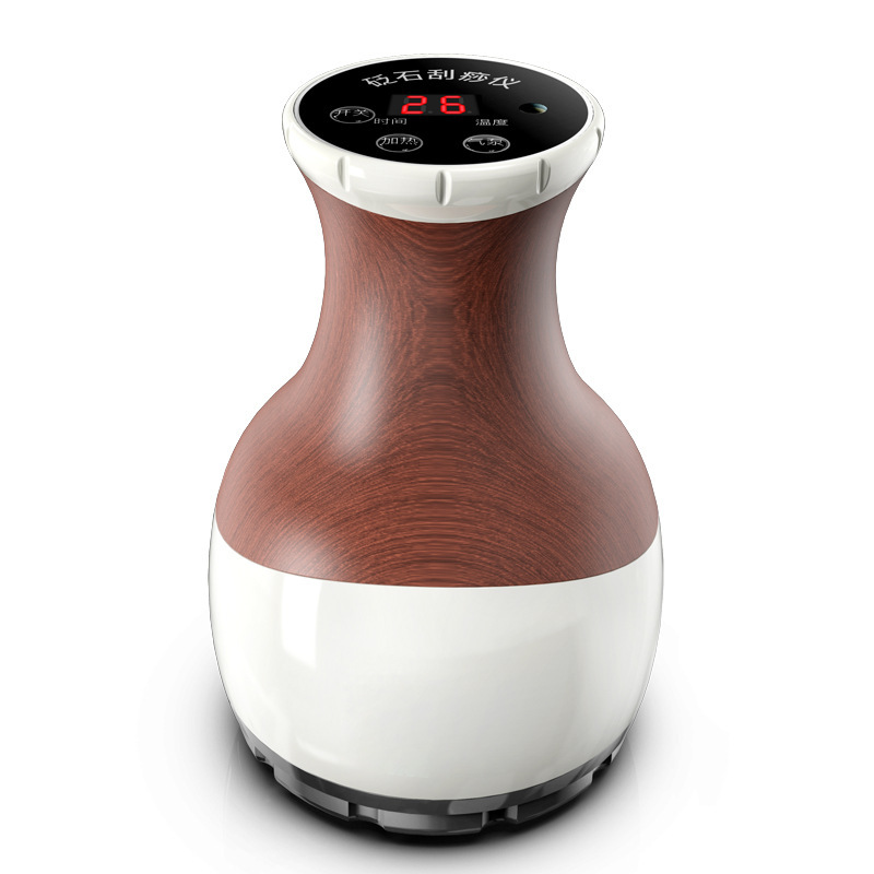 砭石温灸刮痧仪器电动家用背部全身按摩通用经络刷疏通滚珠神器女