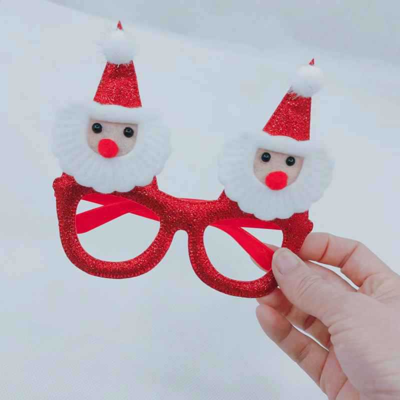 2024 New Christmas Decoration Glasses Adult Christmas Gifts for Children Holiday Supplies Party Creative Glasses Frame