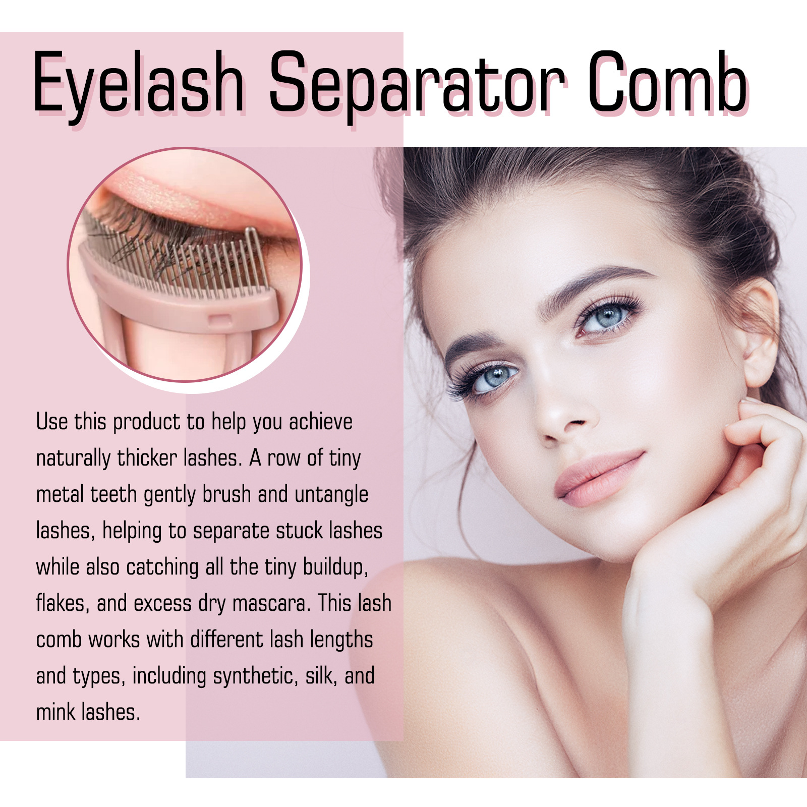 Eelhoe Eyelash Filter Separator Comb