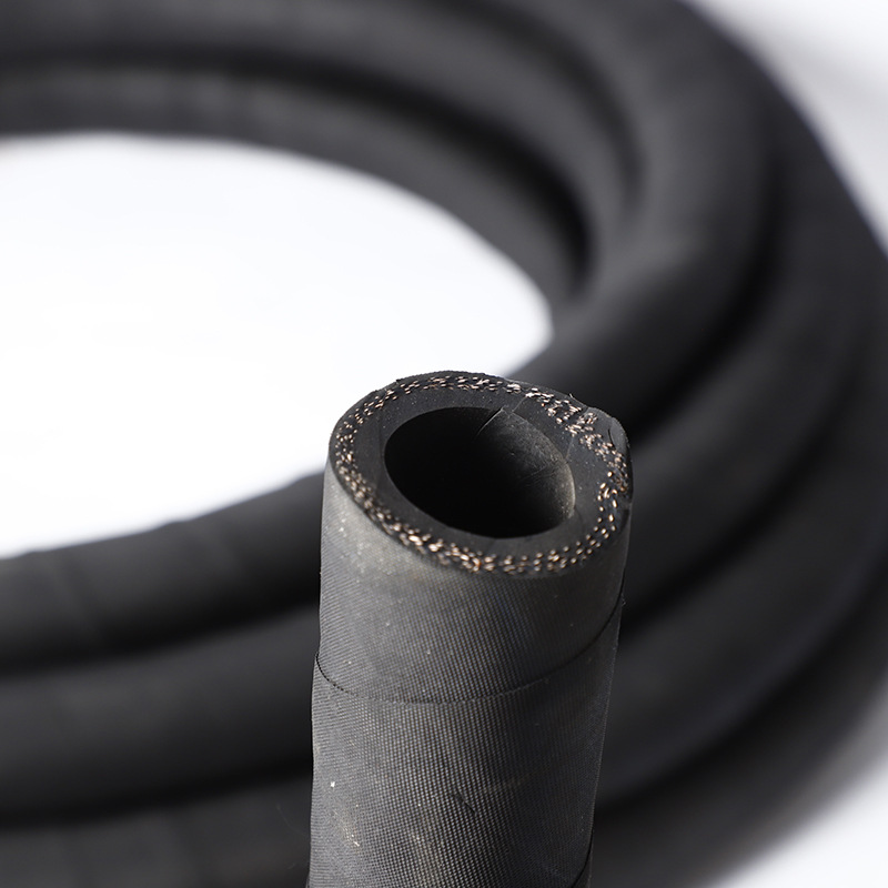 夹布橡胶管水管软管耐高温6分1寸19 25 32mm耐高压空压橡胶皮管套