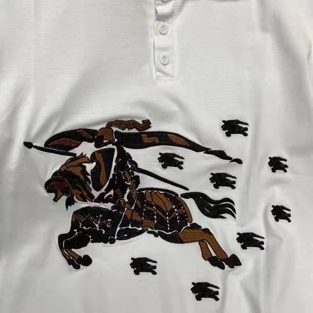 夏男短袖t网红战马翻领刺绣t恤精神小伙潮流牌袖情侣打底polo衫