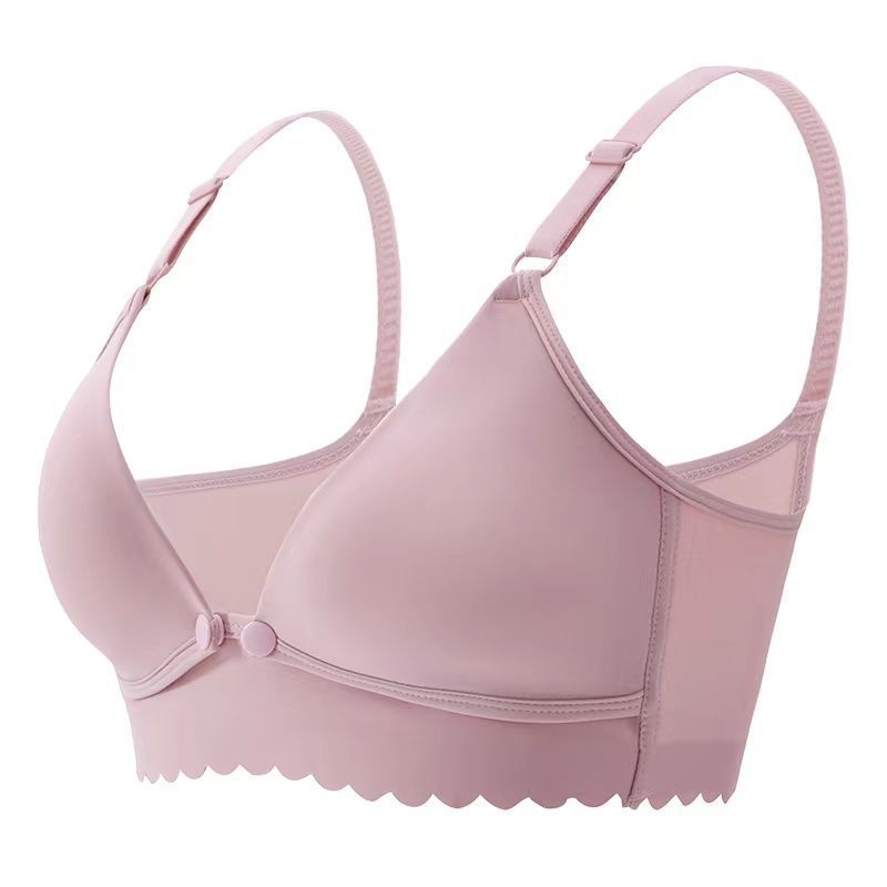Maternal Lactation Underwear Push up and Anti-Sagging Nursing Front Buckle Maternity Bra for Pregnant Women Pregnant Women Postpartum Only Breathable