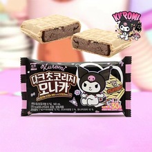 韩国进口熙周牌冰淇淋 乐飞利蛋糕夹心牛奶味雪糕威化饼干