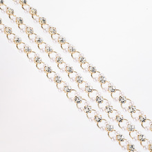 手工钻链珍珠镶水钻链条 项链 时尚服装辅料配件