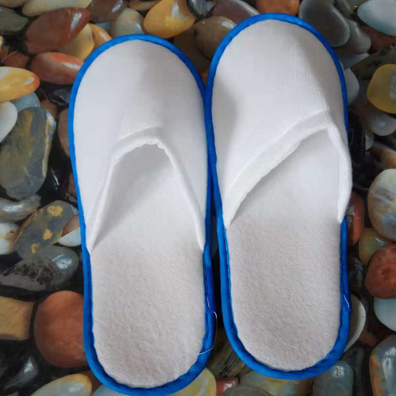 Disposable Slippers Guest Slippers for Hotel B & B, Non-Slip Plush Wholesale for Home Travel