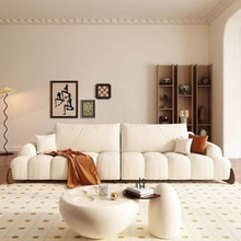 奶油泡芙现代简约风轻奢猫抓布艺沙发组合沙发客厅小户型科技布