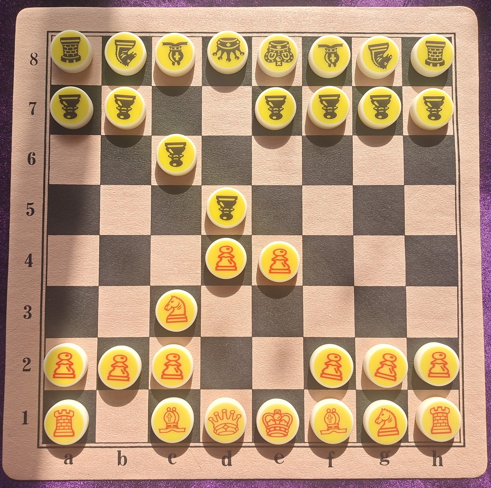 平面 国际象棋 汉字 中国 国际 两用象棋 40号棋子 棋盘