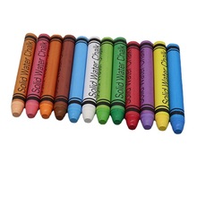 现货厂家批发水溶性无尘可擦固体粉笔儿童绘画涂鸦彩色蜡笔