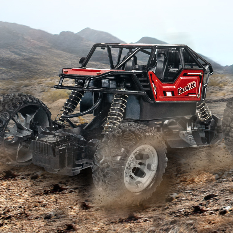 遥控越野车男孩玩具车攀爬车跨境高速合金高速usb充电rc遥控汽车