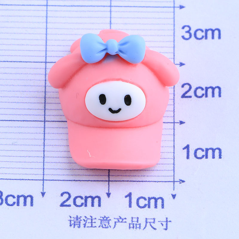 Cartoon Cute New Small Hat New Children's Fun Cream Glue DIY Homemade Phone Case Fruit Clip Head Rope Refridgerator Magnets